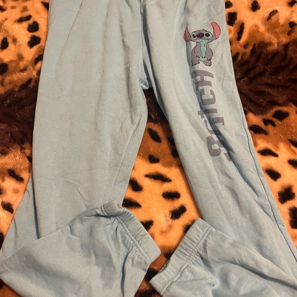 Disney Blue Stitch Track Pants